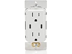 Leviton 60W (6A) USB Dual Type-C/C Power Delivery in-Wall Charger