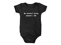 "My Mommy's Bitchy Because I Cry" Romper