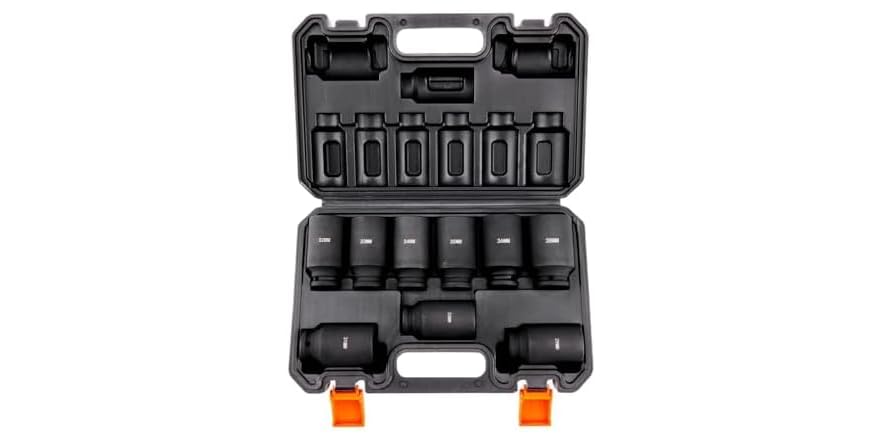 1/2" Drive Impact Socket Set