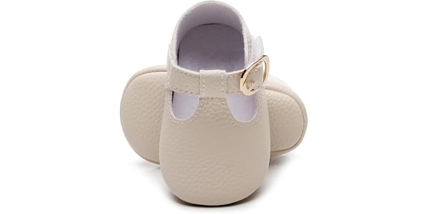 Toddler's Soft Soled T-Strap Moccasins