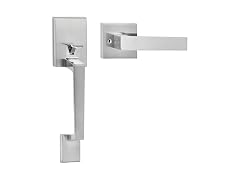 VEVOR Front Door Handle, Satin Nickel