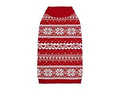 Blueberry Pet Ugly Christmas Snowflake Dog Sweater
