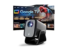 LYNCAST Projector 1080p Native 4K/8K Input Support