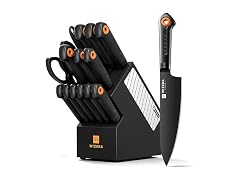 WIZEKA 15 Pieces Knife Set