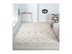 Indigo Ink Washable Area Rug, 6'x9'