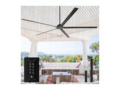 Parrot Uncle F8006BK Waterproof Outdoor Ceiling Fans