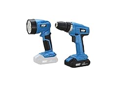 Pulsar 20V Cordless 1.3Ah Lithium-Ion Drill/Driver & Work Light Kit