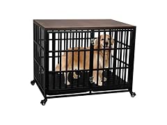 44 Inch Heavy Duty Dog Crate for Large Medium