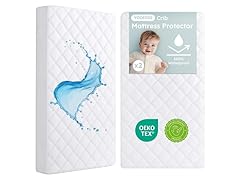 Yoofoss Crib-28x52 Inch (Pack of 2) 2 PK Waterproof Crib Mat