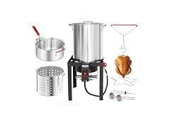 NUUK 30QT Turkey Fryer & 10QT Fish Fryer Combo Kit