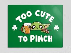 Too Cute to Pinch 11" x 14" Metal Poster
