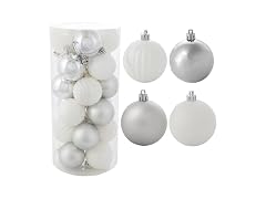 Sunnydaze Merry Medley 24ct Christmas Ornament Balls