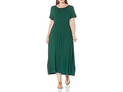 Amazon Essentials Women's Waisted Maxi Dress