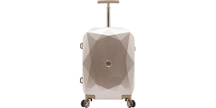 Kensie Women's Gemstone Luggage – Rose Gold, Stylish 2-Piece Set - Image 4