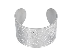 Statement Heart Wide Cuff Bangle