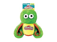 Hasbro 10in Dog Toys Play-Doh Squeak and Crunch Octopus