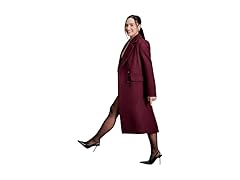 AE Womens Wool Blend Longline Coat