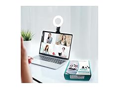 5" Dimmable Ring Light Clip On 2-Pack