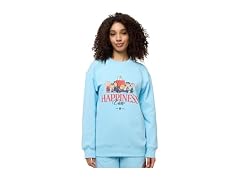 Samii Ryan Women Peanuts Happiness Crew Crewneck