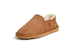 Dearfoams Shearling Closed Back Slipper