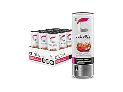 12pk CELSIUS Sparkling Strawberry Passionfruit
