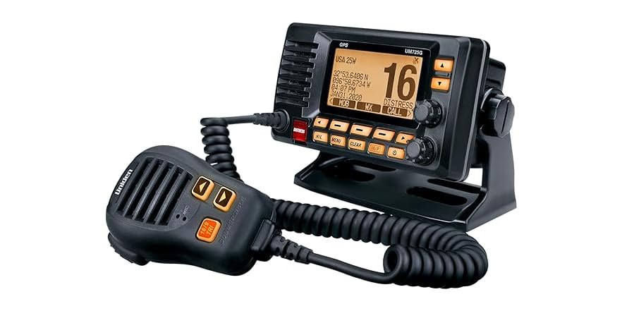 Uniden ES UM525 Marine VHF Radio Transceiver W/ Microphone - Tested