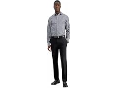 Haggar Slim-Fit Stretch Twill Dress Pant