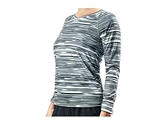 Kanu Surf Women's Black/Grey Tee (M)