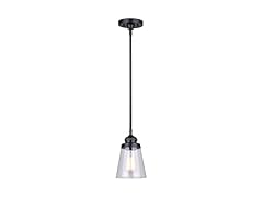 5.25" Pendant Light Seeded Glass 60W