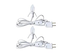 Accessory Cord w/ Light Bulb & Switch 6ft 2pk