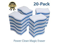 STK STKPC20 STK 20 Pack Extra Thick Power Clean Magic Eraser