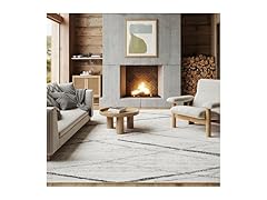 nuLOOM 5x8 Grey Abstract Area Rug