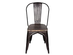 Oregon Dining Chair - Espresso/Antique