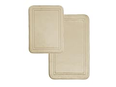 Dan River 2PC Luxury Microfiber Memory Foam Bath Mat Set
