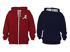 NCAA Men's Full Zip Hoodies