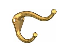 National Hardware Coat/Hat Hook Brass
