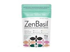 Zen Basil Seeds | edible basil seeds 14 oz.