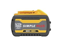 Simple Plus+ 12.0Ah 20V/60V Replacement For DEWALT