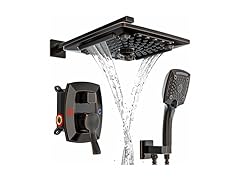 ELLO&ALLO Bathroom Shower Faucet Set Mixing Valve Trim Kit