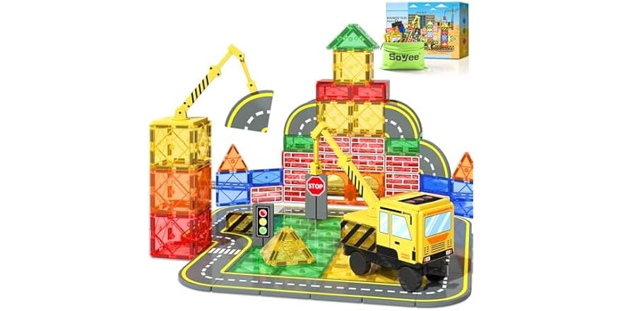Soyee Magnetic Tiles Magnetic Building Blocks