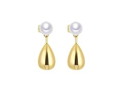 Pearlfun Freshwater Pearl Drop Earrings