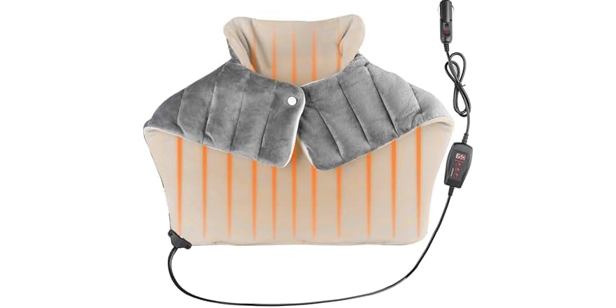 Zone Tech SE0094 Shoulder & Neck Car Heated Blanket