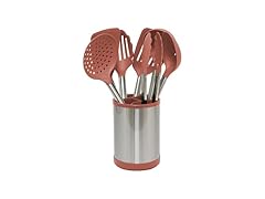 Glad Kitchen Utensils Set, 8pc Rust