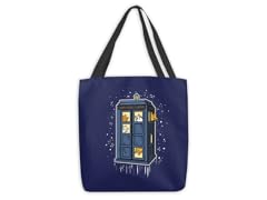 Cat-time-travel Large Tote Bag