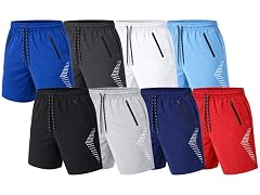 3Pk Asst Mens Training Shorts