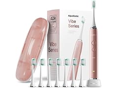 AquaSonic Vibe Whitening Toothbrush Rose Gold