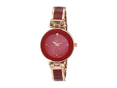Anne Klein Women's Diamond Dial Bangle Watch