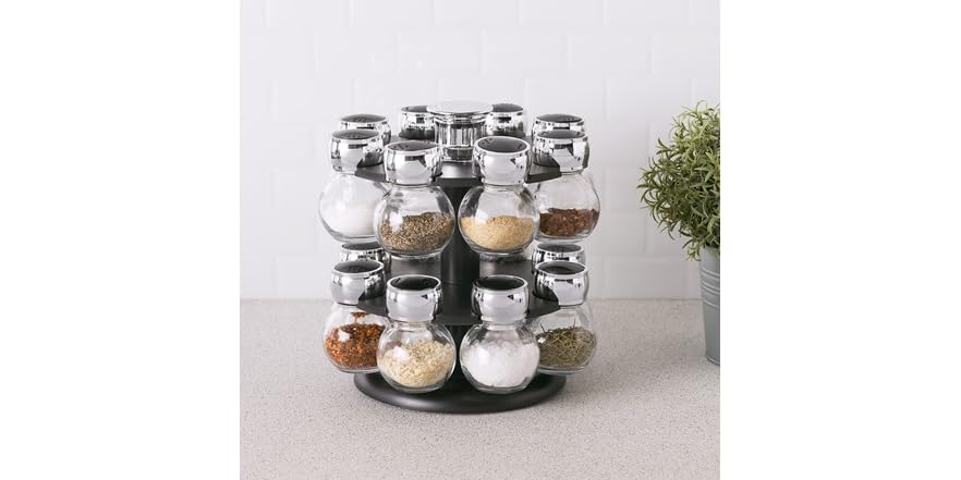 16PC Revolving Spice Rack