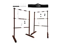 Wooden Ladder Ball Toss Game Set