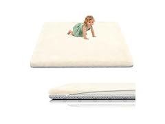 Yozoia Beige Baby Play Mat 50" x 50"